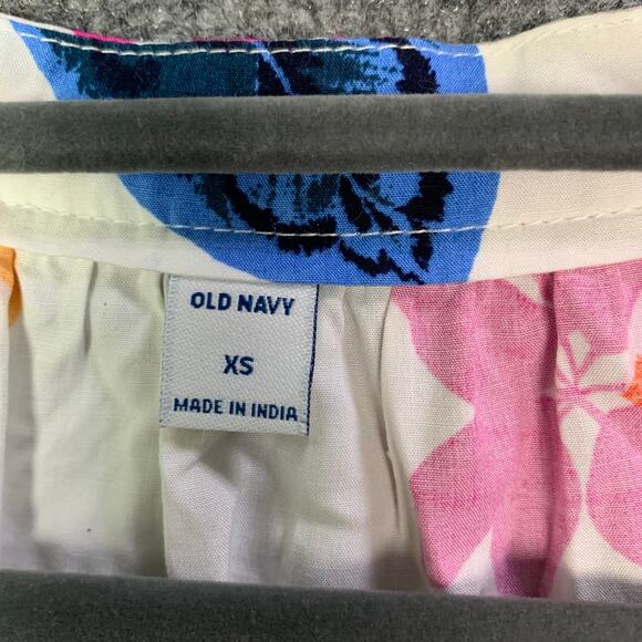 NEW Sleeveless Tie-Neck Shift Dress for Women SZ XS Tropical Floral - Picture 6 of 10